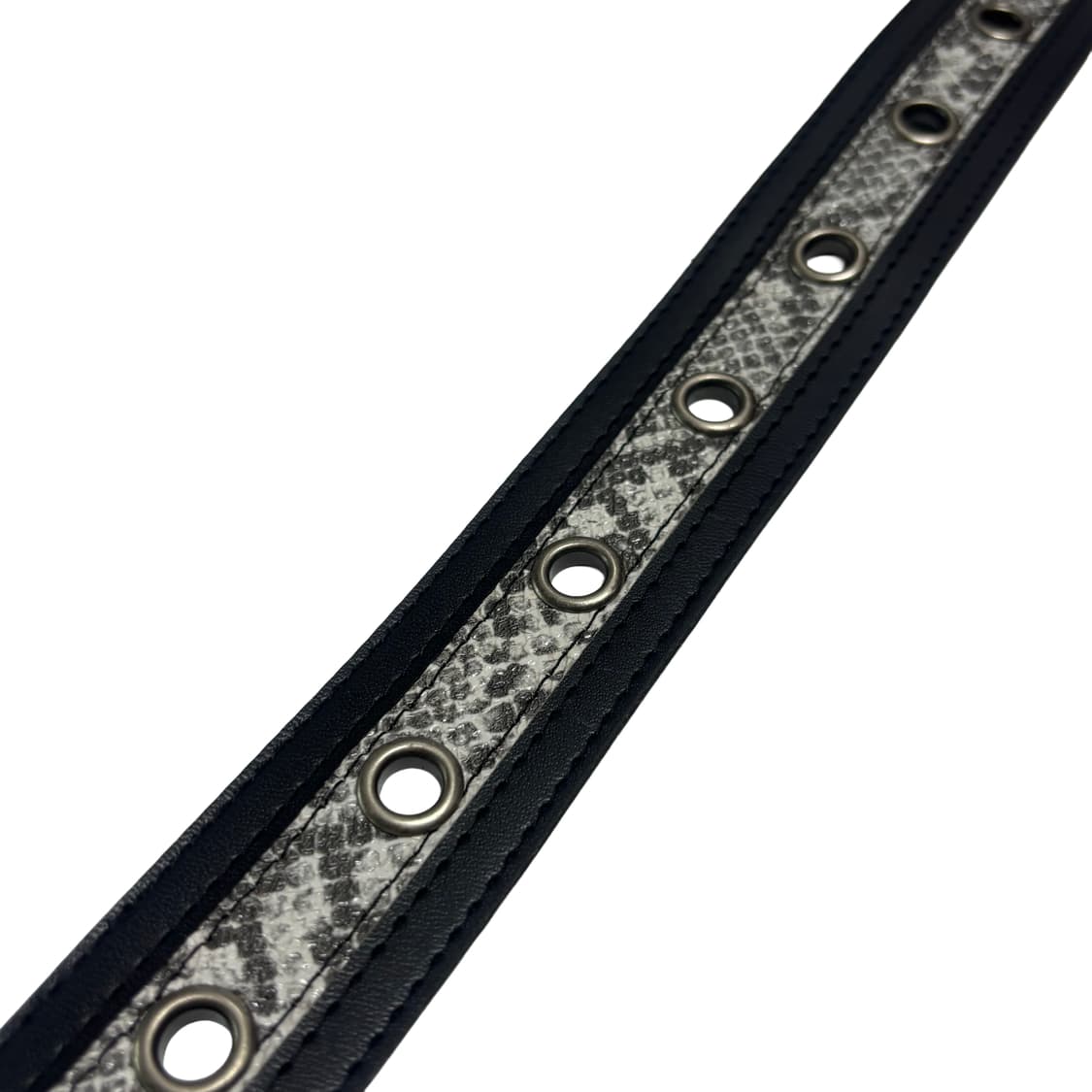 파이톤 패턴 레이어드 아일렛 벨트 상품이미지2