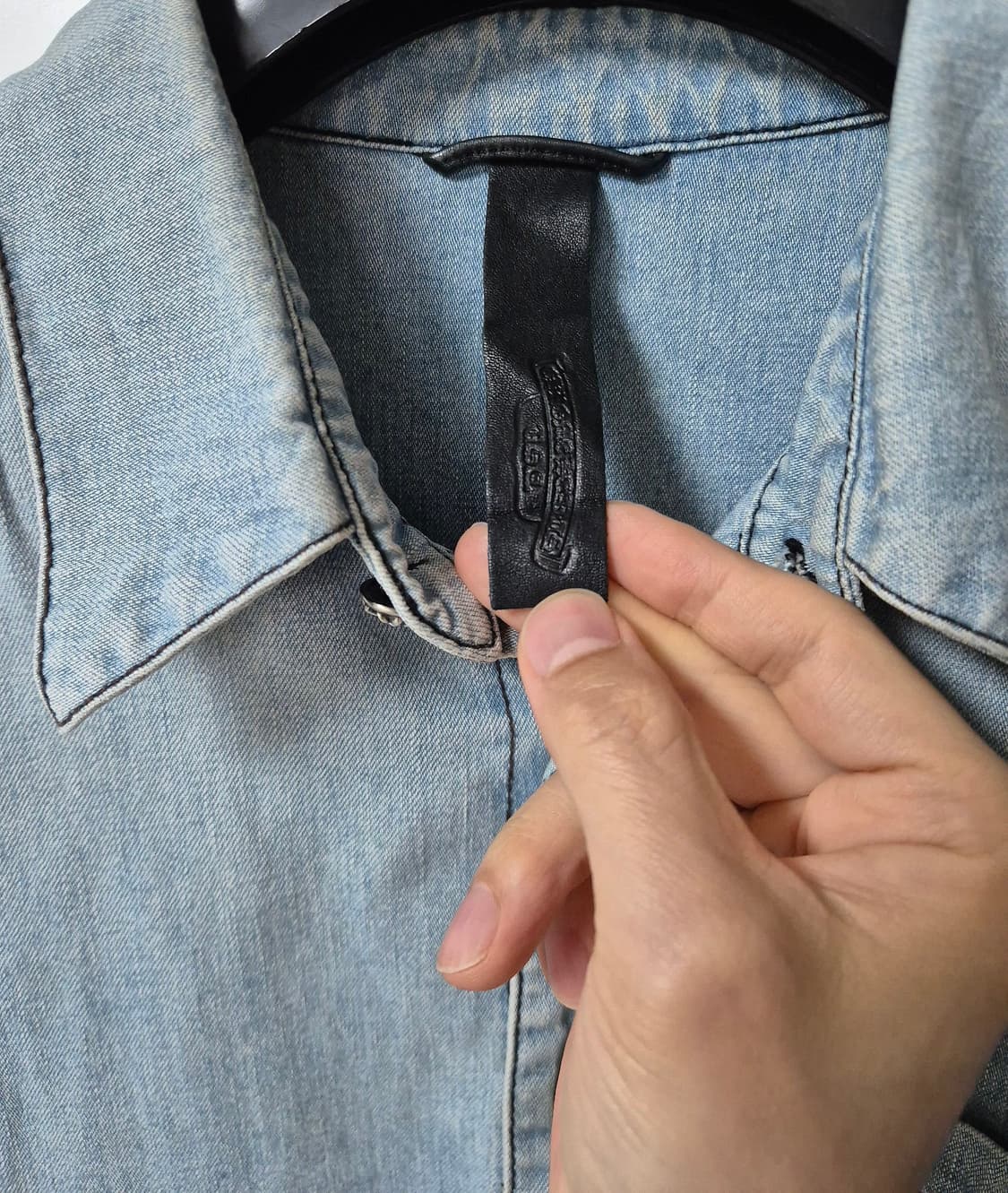 크롬하츠 데님 셔츠 상품이미지6