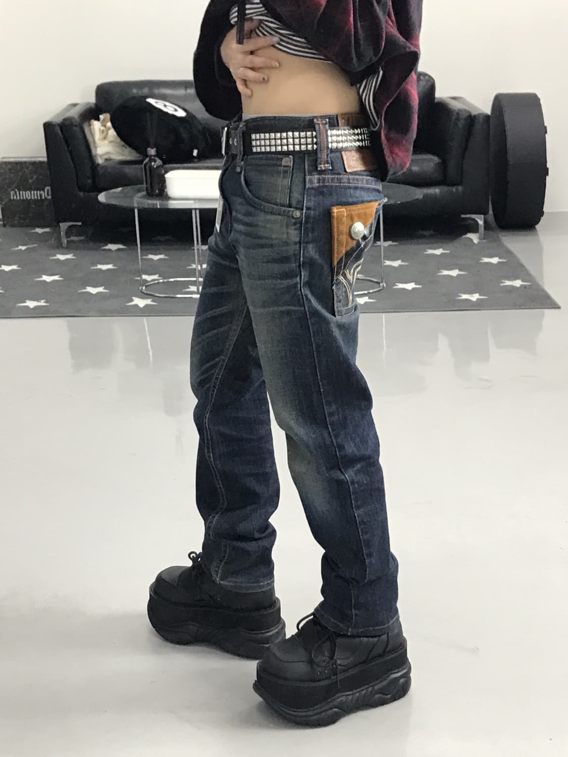 Edwin Detail Denim Jeans 상품이미지3