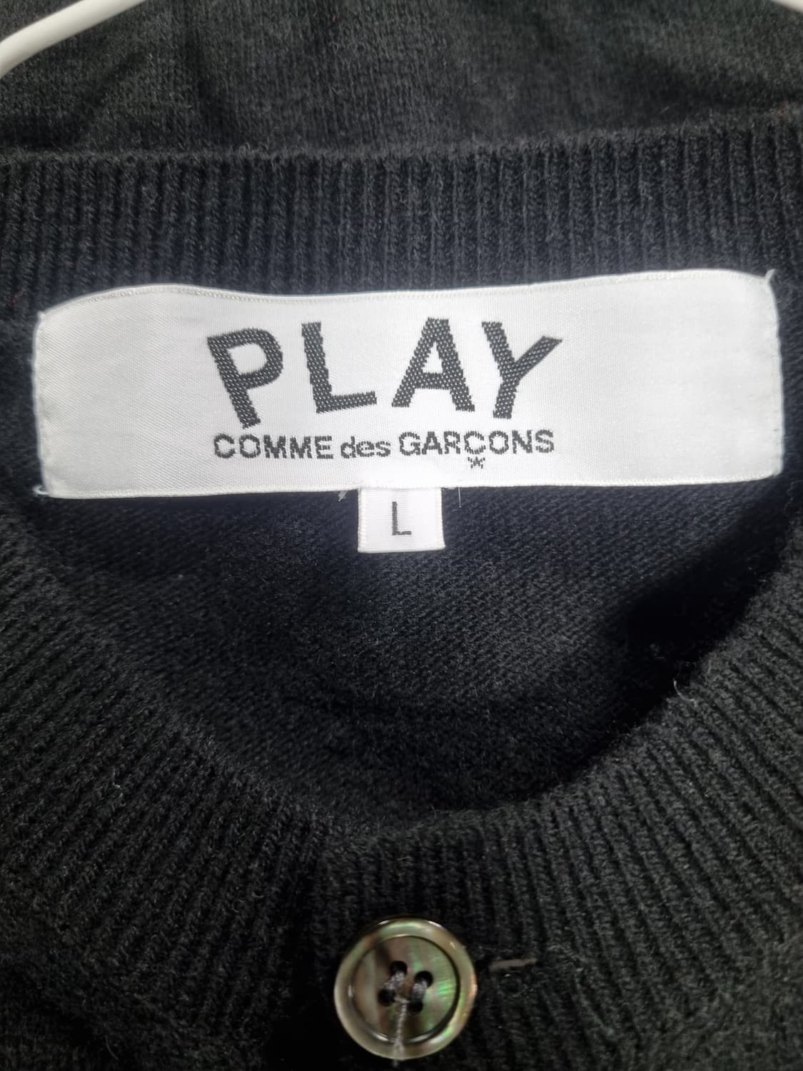 꼼데가르송 남성 울 가디건  상품이미지3