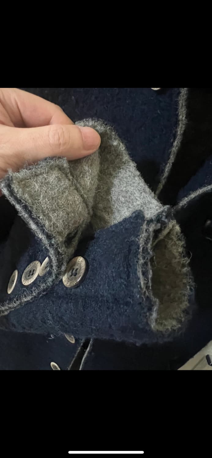 이태리 Fiver 배색 울코트 상품이미지4