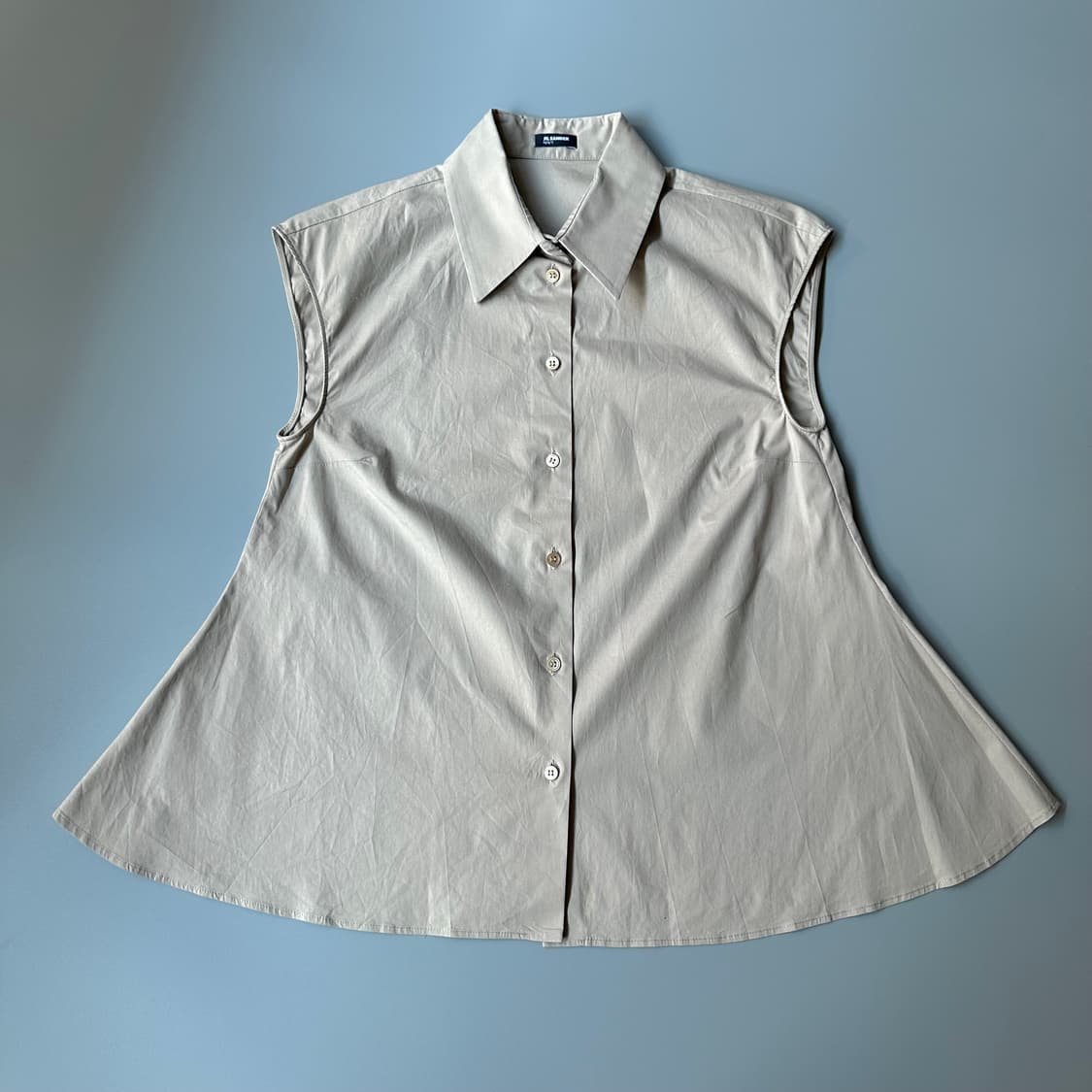 질샌더 네이비 jil sander navy 민소매 셔츠 상품이미지2