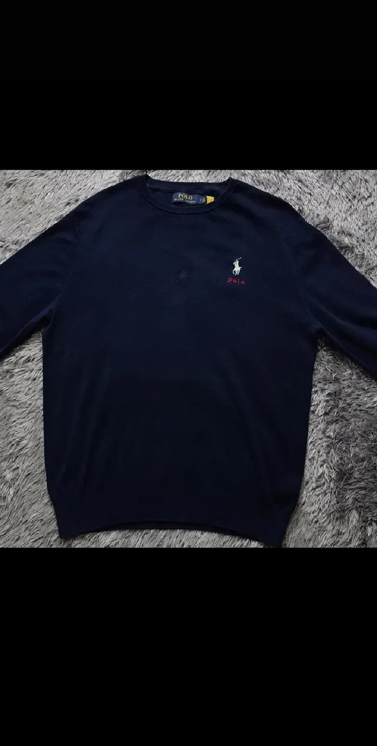 [[S] 폴로(POLO) 랄프 로렌 코튼 크루넥 스웨터/QR정품 상품이미지3