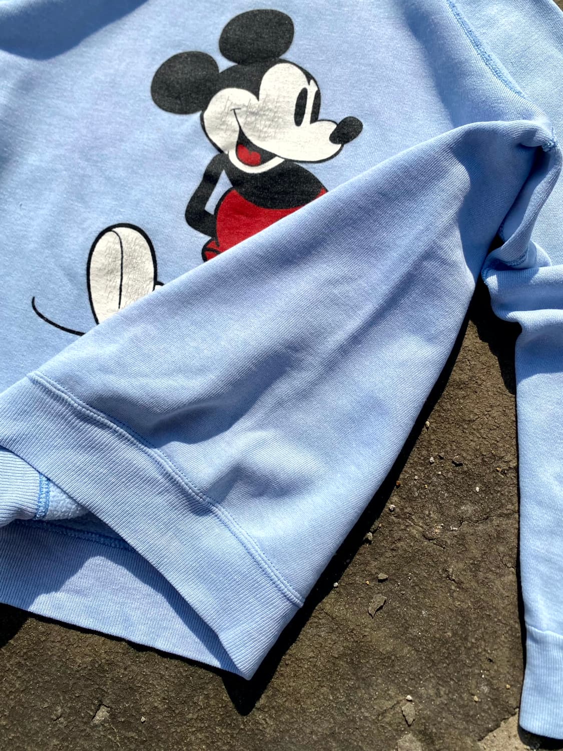 70s 월트 디즈니 오리지널 미키마우스 스웻셔츠 M 상품이미지5