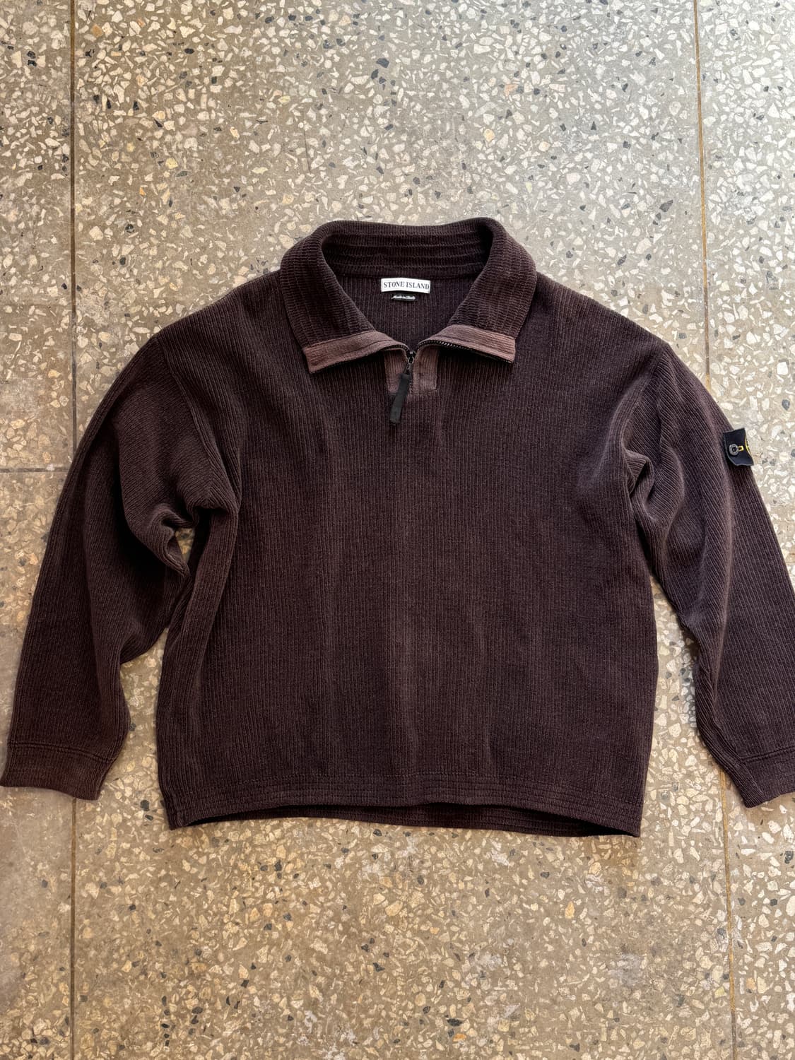 90s 스톤아일랜드 골지 니트(T6) 상품이미지2