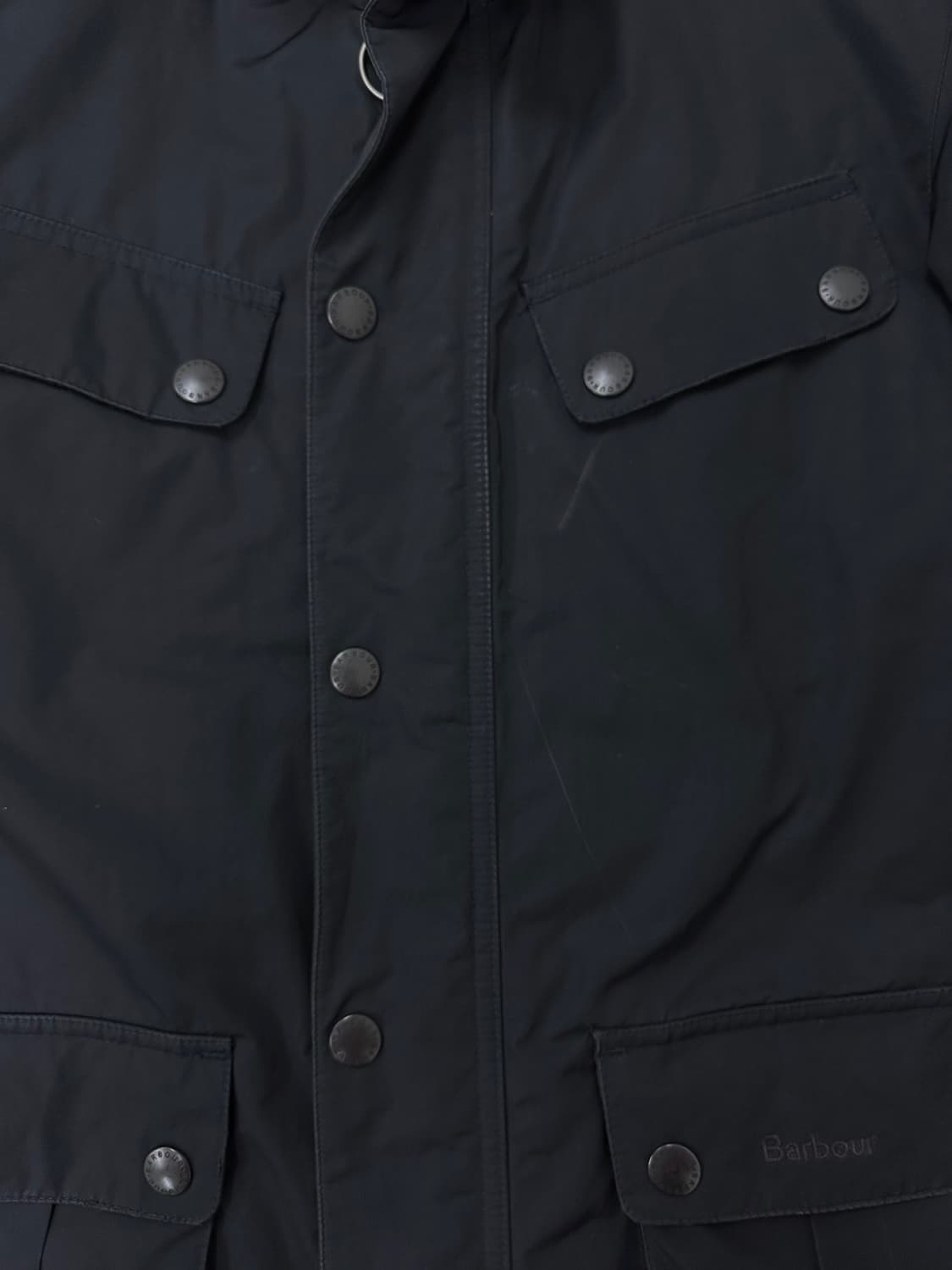 바버 고어텍스 누빔자켓 블랙네이비 (M)  상품이미지6