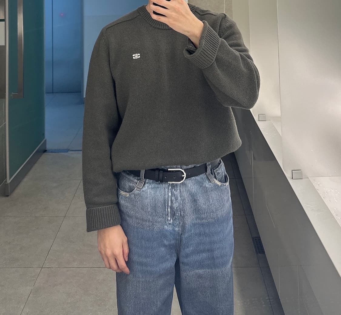 셀린(celine) 울캐시미어 크루넥(XL) 상품이미지5