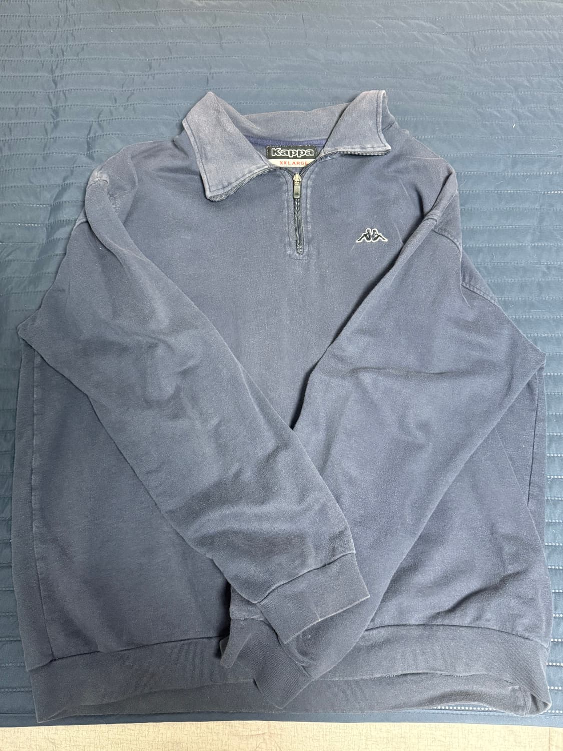 카파 네이비 반집업 스웻셔츠 상품이미지2