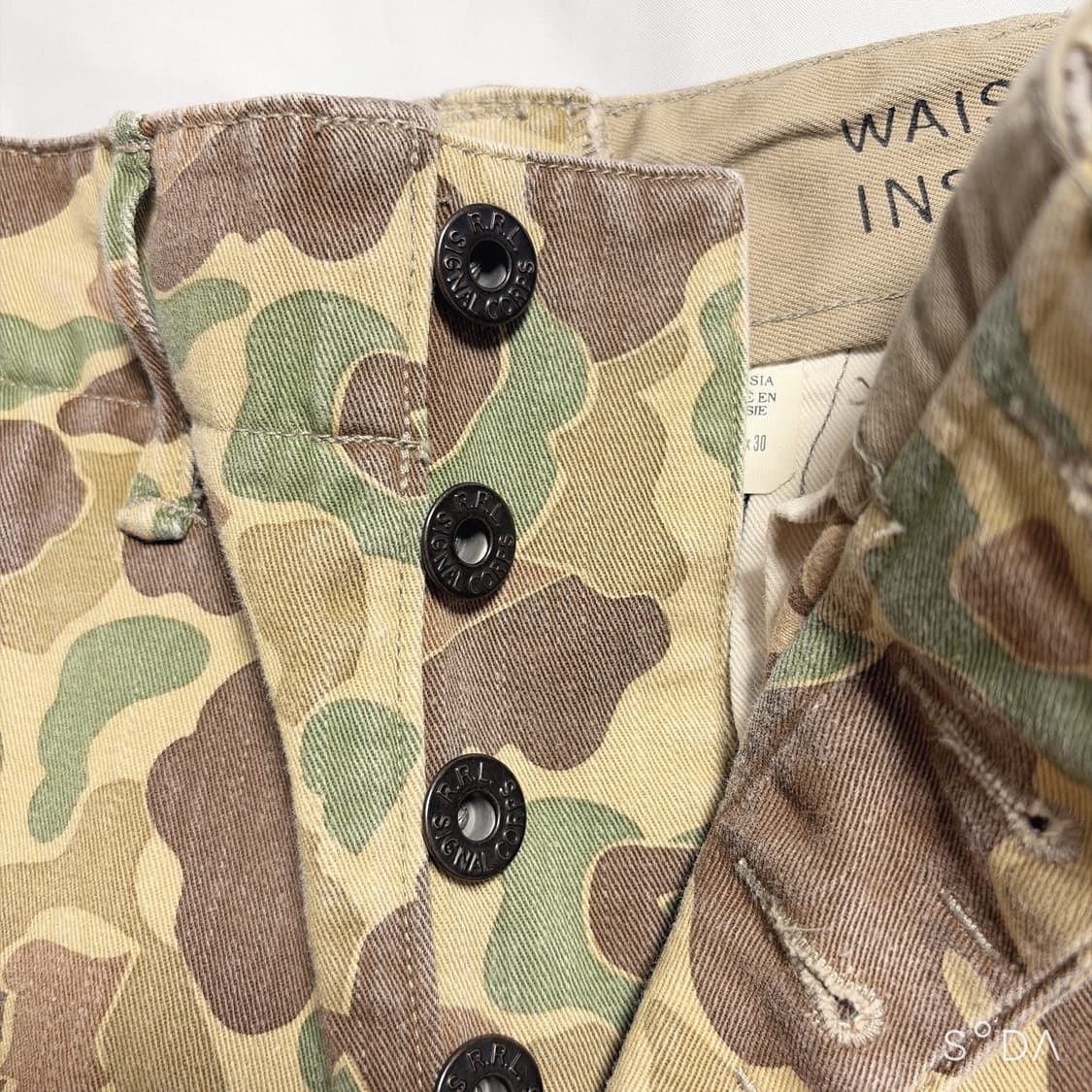 RRL 더블알엘 밀리터리 카모팬츠 상품이미지4