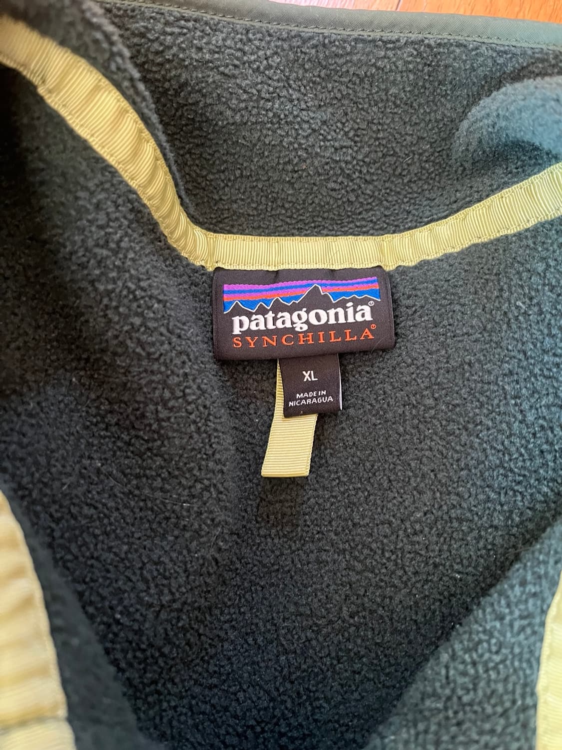 파타고니아 신칠라 헤비웨이트 누보그린 플리스 후리스 아노락 맨투맨  상품이미지3