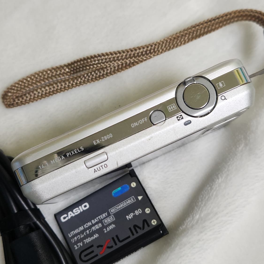 카시오 엑슬림 z800 실버 판매합니다 상품이미지4