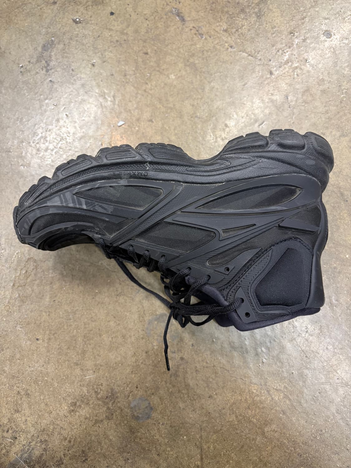 리복&강혁 콜라보 블랙 하이탑 운동화 250mm 상품이미지4