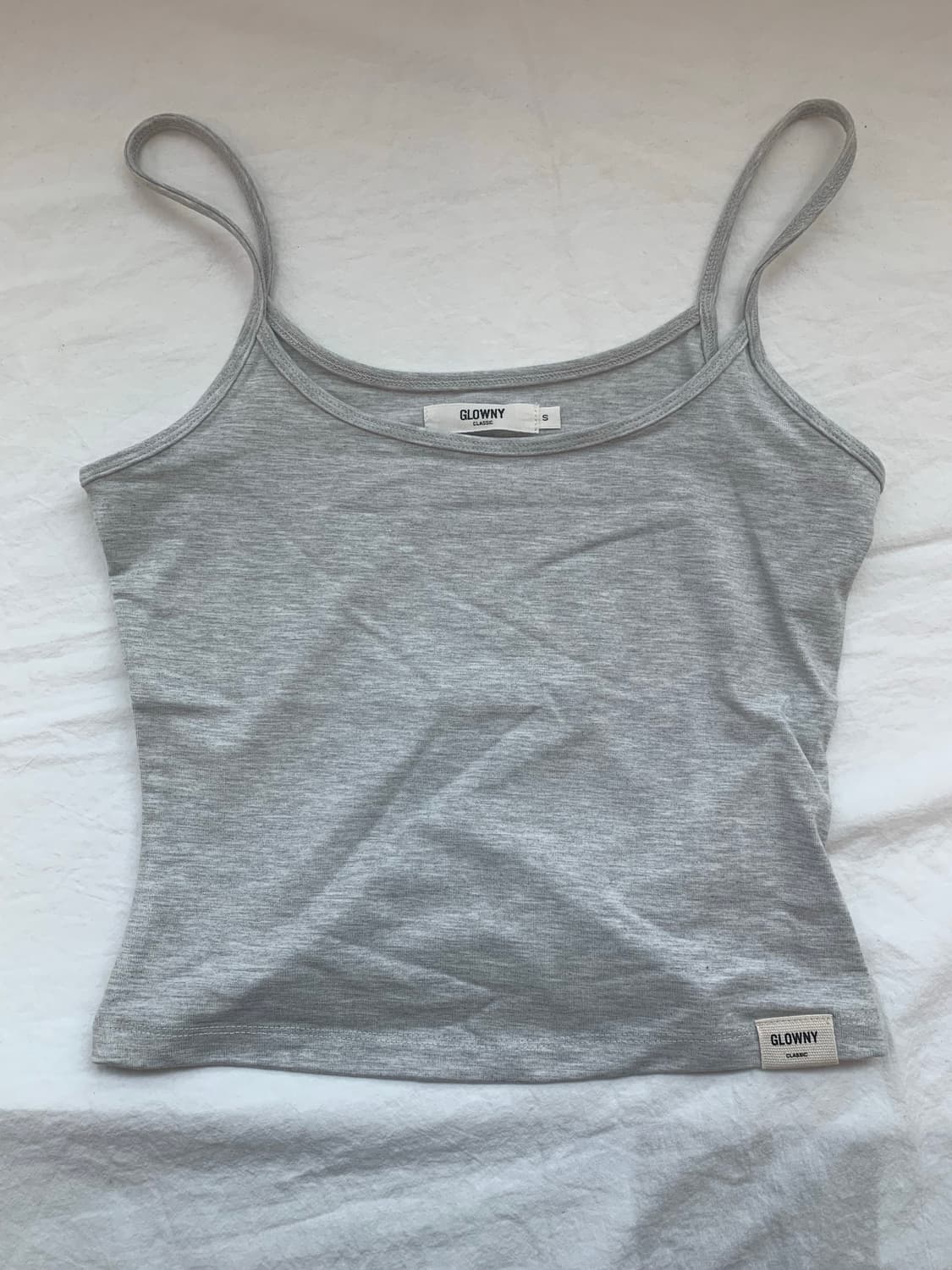 G SOFT CAMISOLE (MELANGE GRAY) 상품이미지4