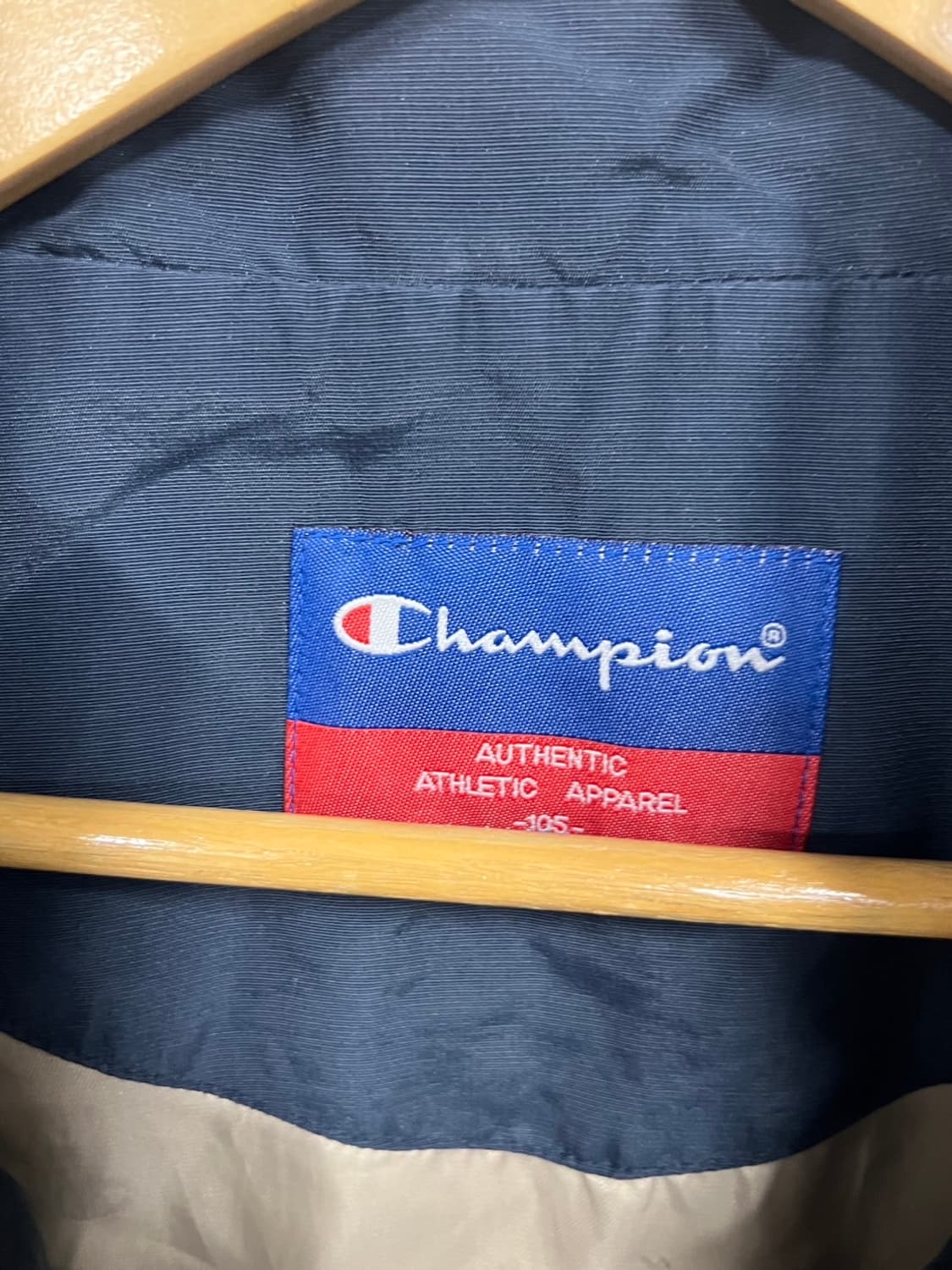 챔피온 로고 올드스쿨 반집업 바람막이 아노락 상품이미지6