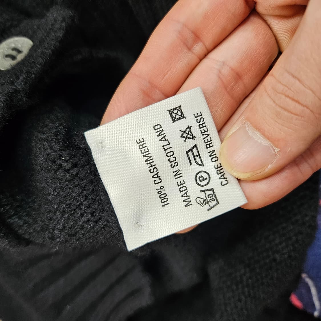 발렌타인 in 스코트랜드 캐시미어 100% 가디건 자켓  상품이미지8