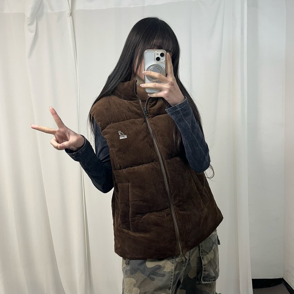 Kangol Corduroy Padded Vest 상품이미지2