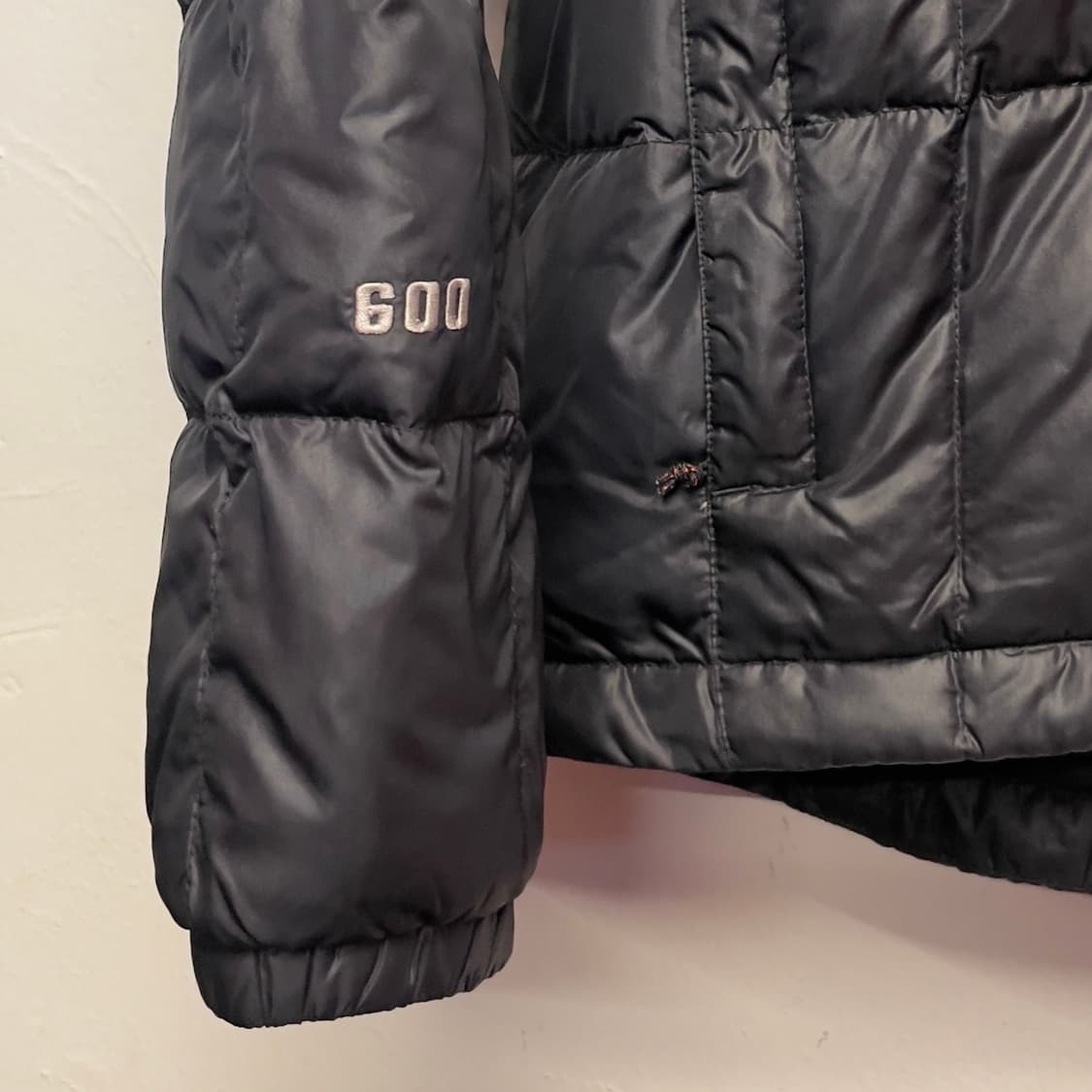 노스페이스 600필 블랙 구스다운 경량 패딩 상품이미지4