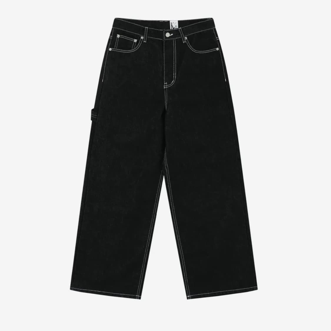 카시코 엠브로이드 논페이드 팬츠 블랙 m 팝니당 상품이미지2