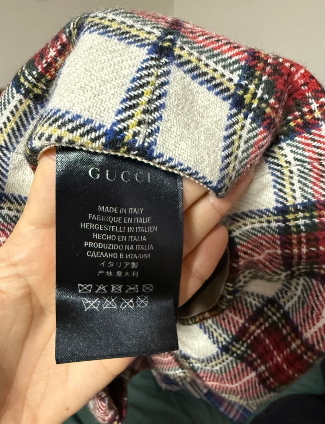 GUCCI 체크 베레모  상품이미지2