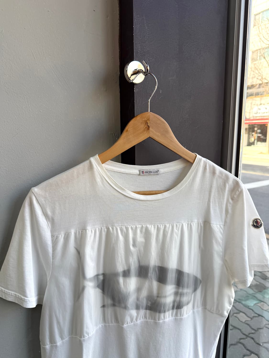 M/ 몽클레어 웨일 프린팅 와펜 라운드 반팔 상품이미지4