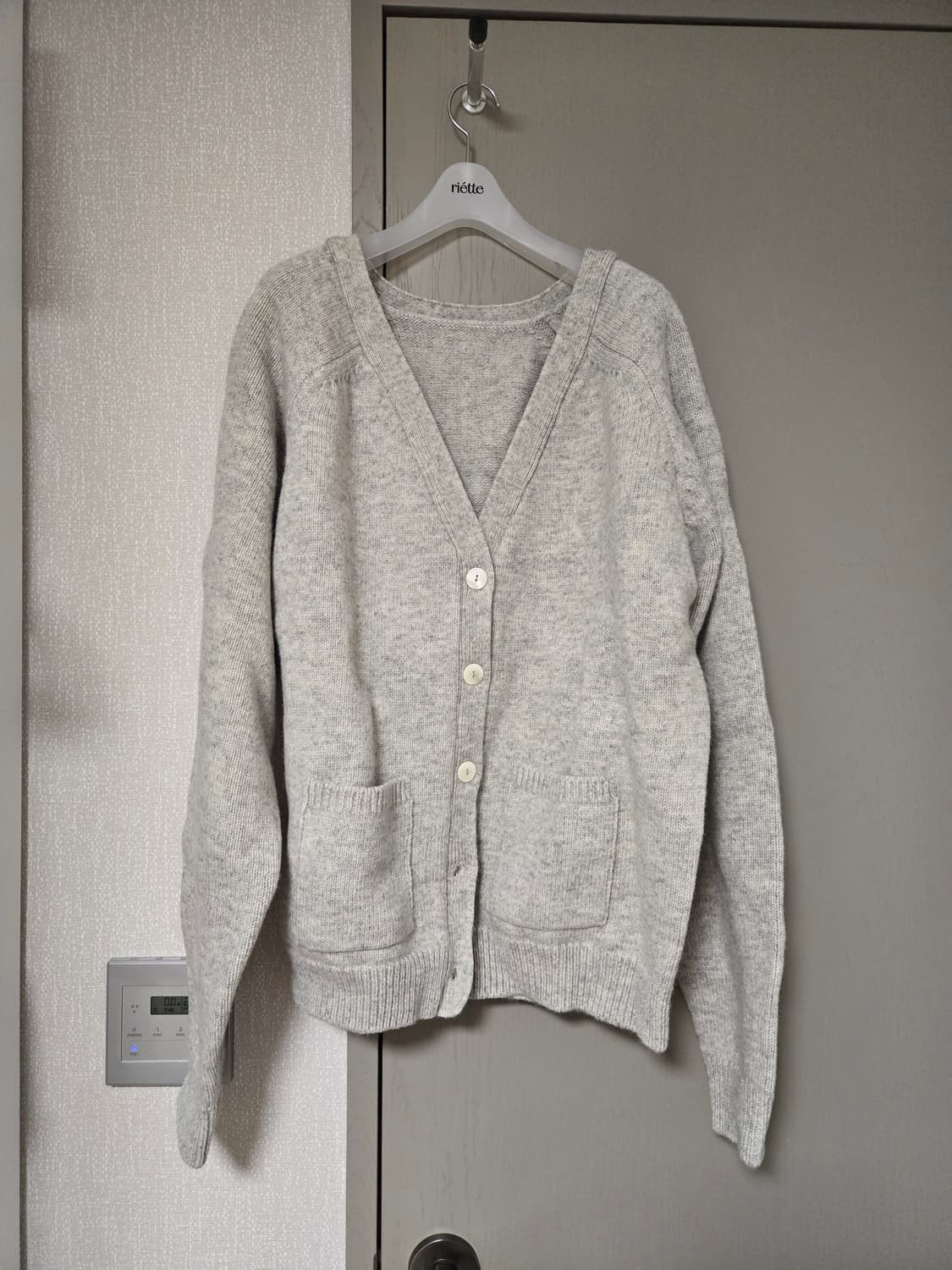 Foeto 울 오버핏 가디건 상품이미지5