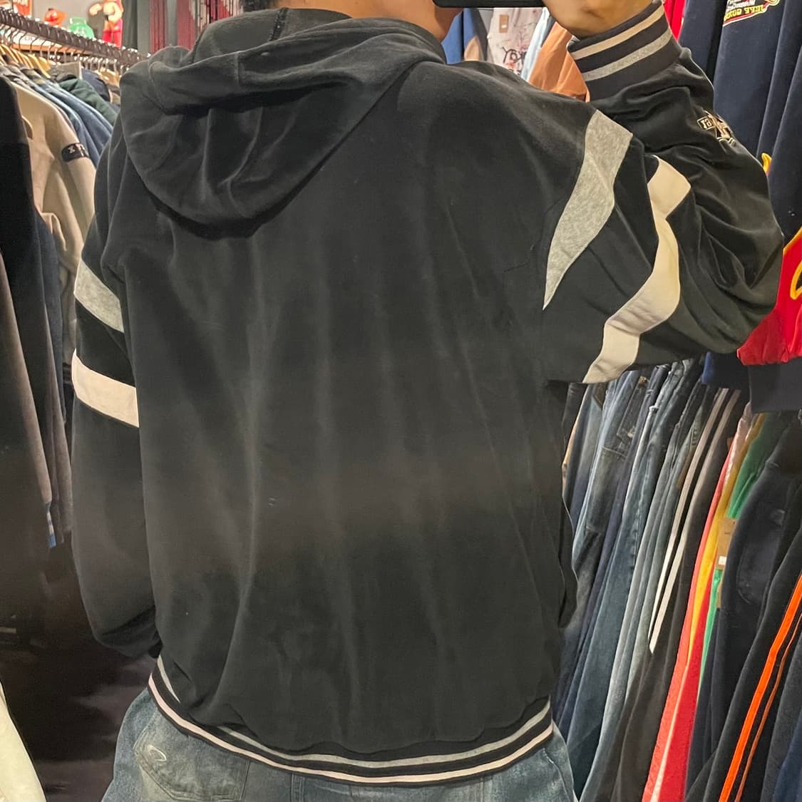 [IM] Phat farm 블랙 후드 벨벳져지 상품이미지8