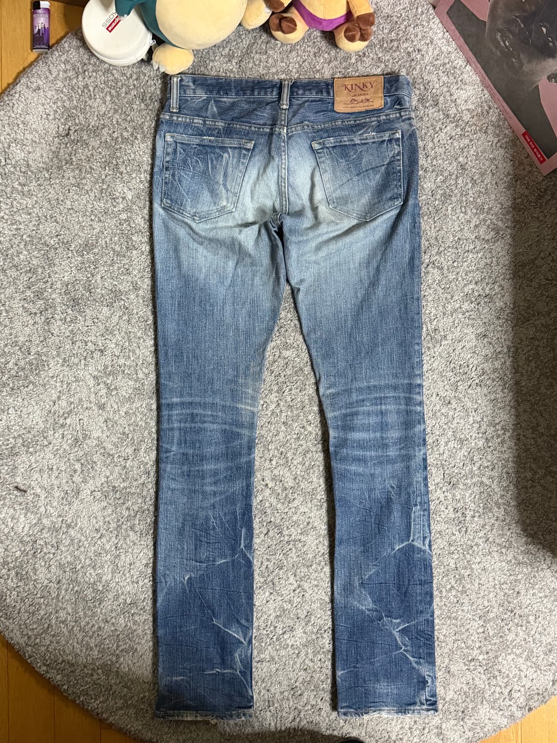 히스테릭글래머 스터드 로우라이즈 데님 상품이미지3