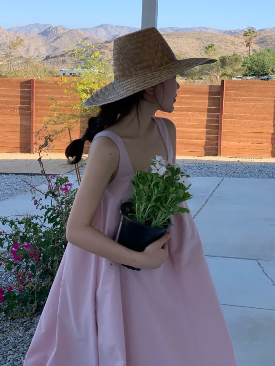 [위드아웃썸머] palms onepiece_pink 상품이미지1