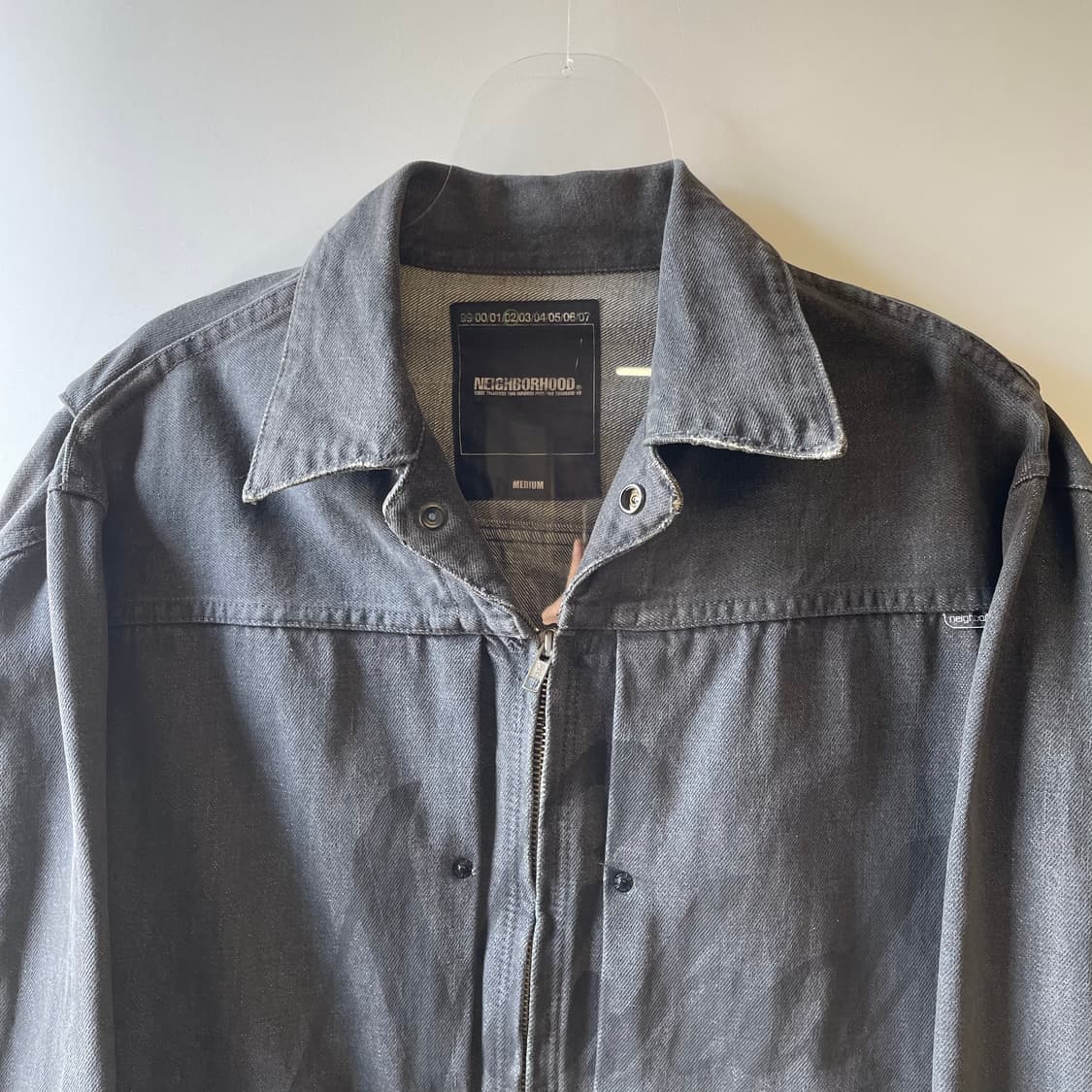 02s 네이버후드 흑청 데님자켓 상품이미지2