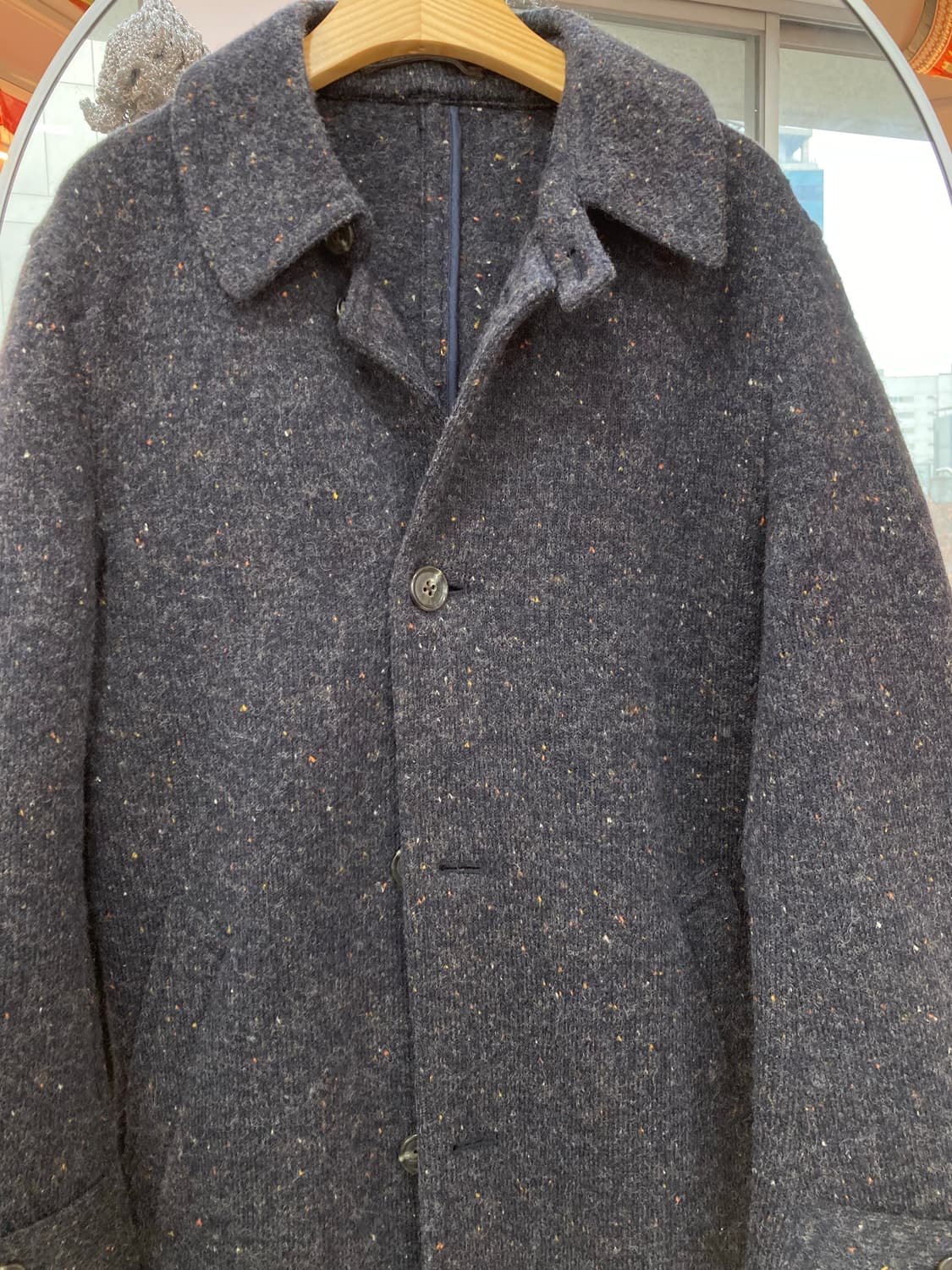 울 빈티지 그레이 자켓 상품이미지3