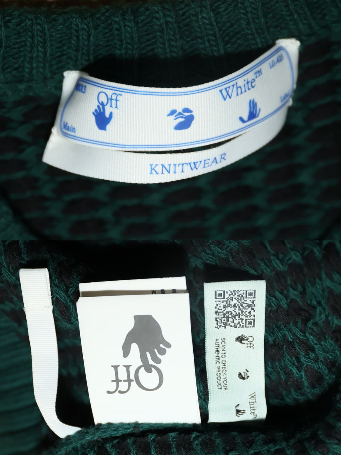 [정품]오프화이트 라인 그래픽 니트 스웨터  상품이미지4