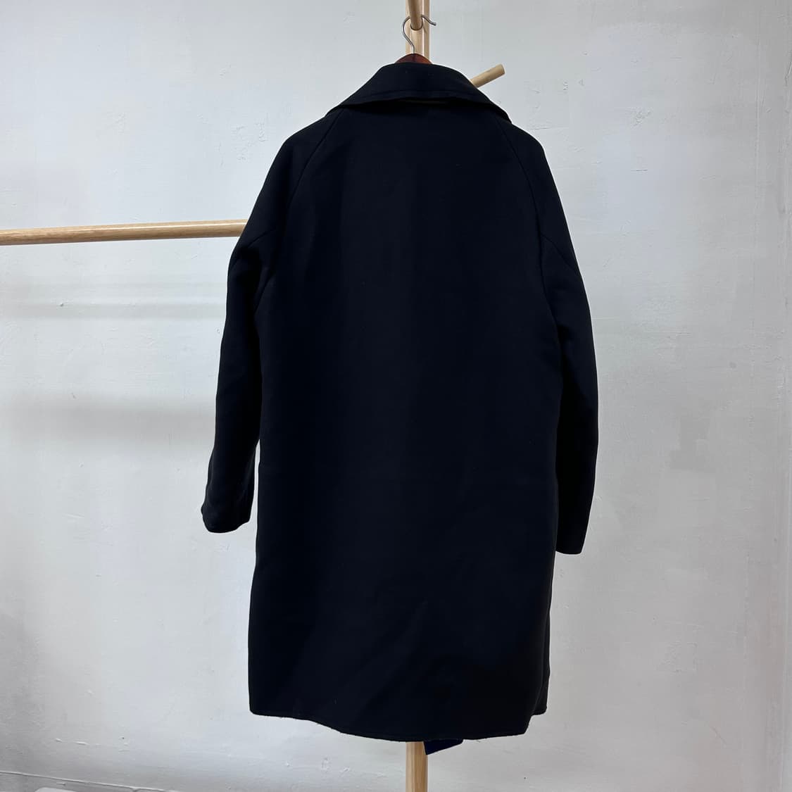 SYSTEM 시스템 울 캐시미어 배색 더블 코트 100(105) J24 상품이미지7