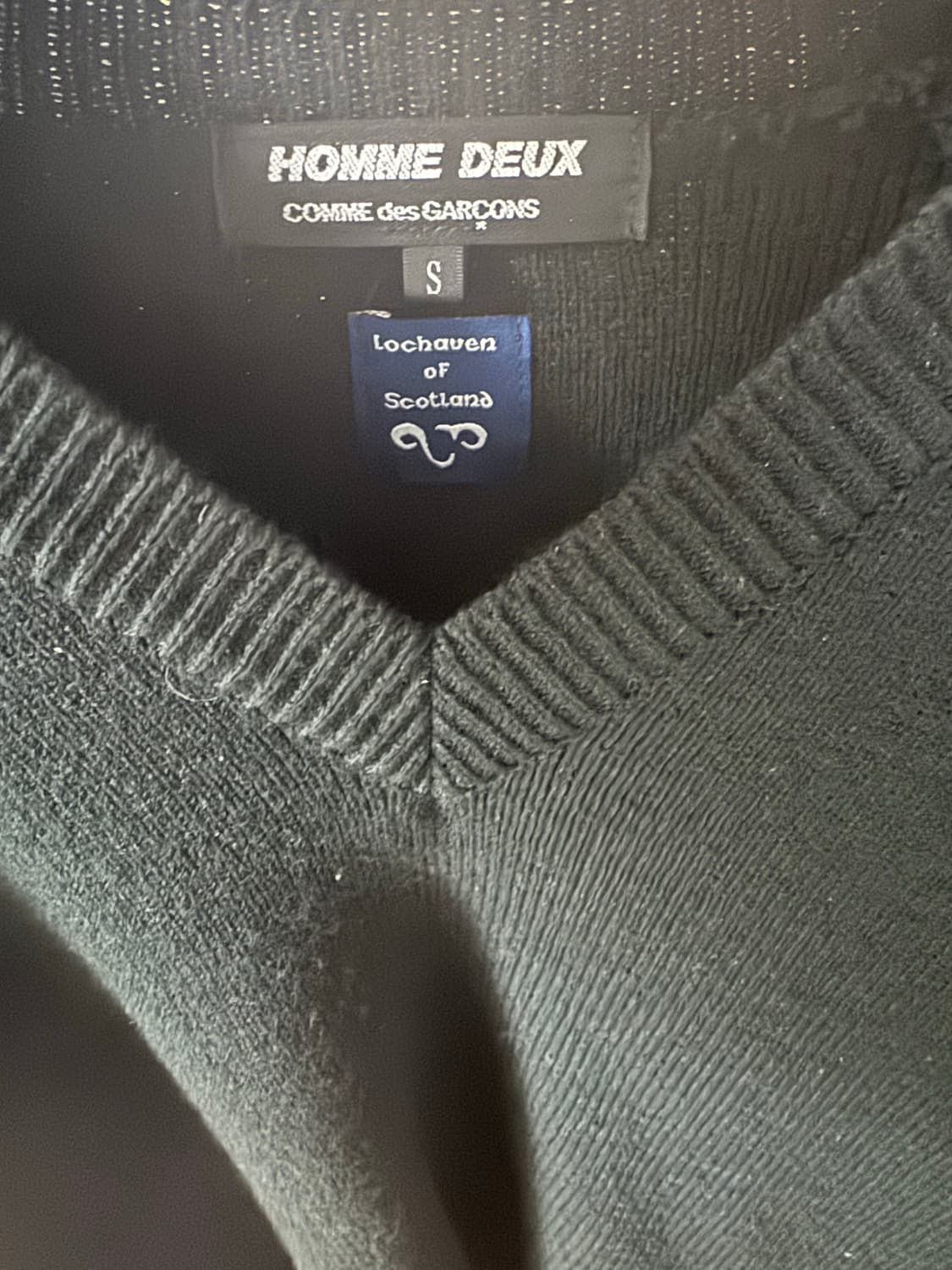 꼼데가르송 옴므 듀스 사이드지퍼 니트 상품이미지4