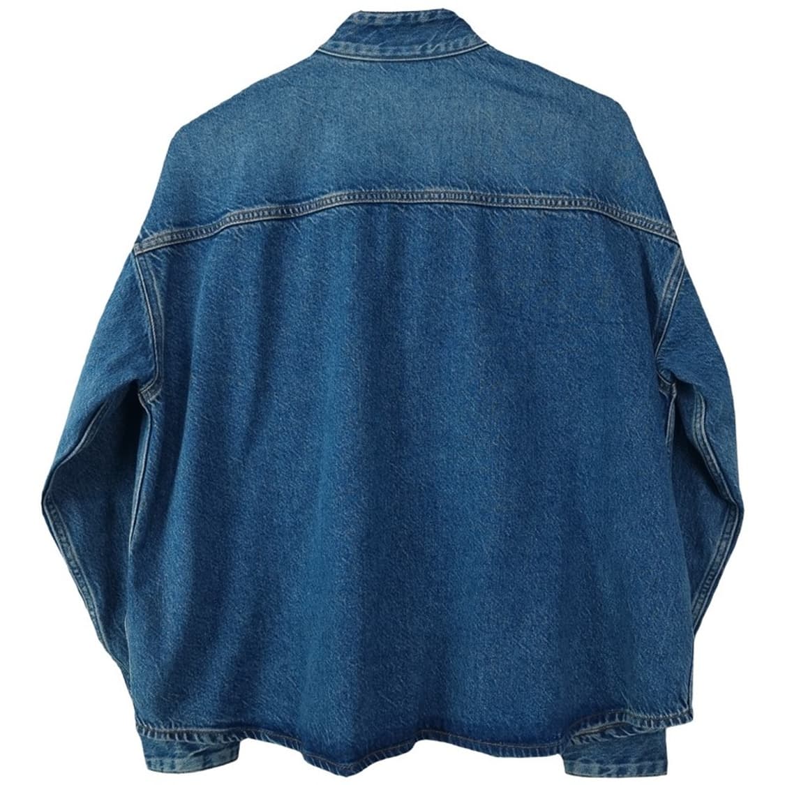 [아르켓] 차이나 카라 오버핏 데님 셔츠 자켓 M18572 상품이미지3