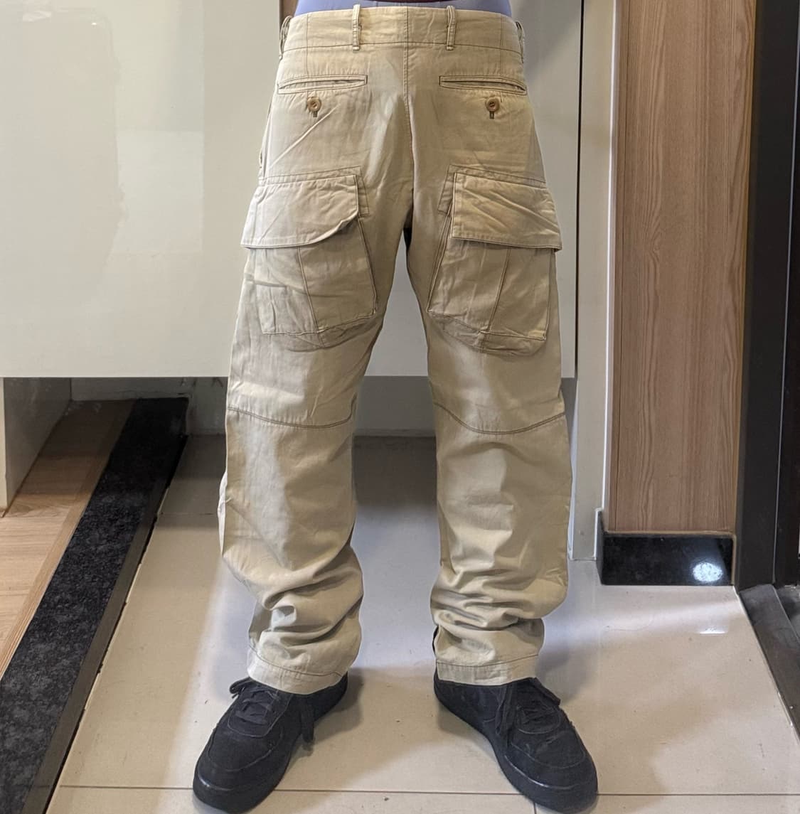 요지야마모토 빅포켓 카고 팬츠 상품이미지1
