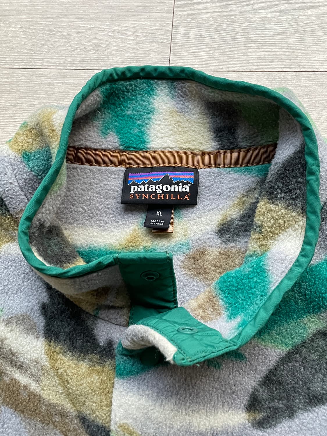 파타고니아 신칠라 연어떼 송어 패턴 rare patagonia 상품이미지3