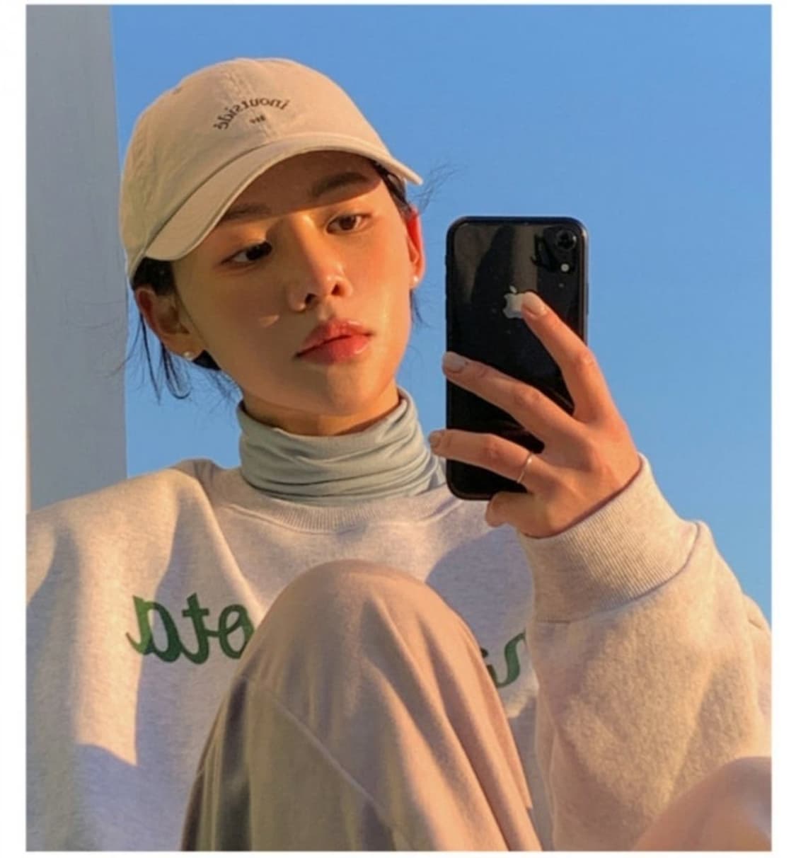 윤그린모자 inoutside 299 볼캡(그린) 상품이미지1