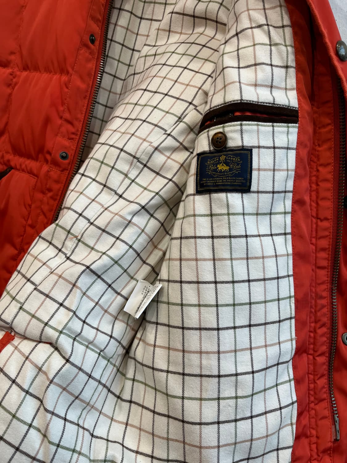 폴로랄프로렌 스웨이드 트리밍 다운 패딩 조끼 베스트 M 상품이미지9