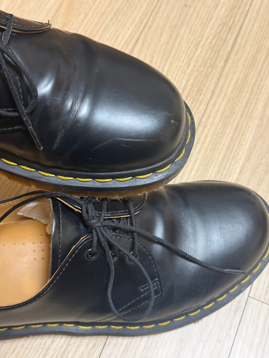 uk6,250) 129,000원 닥터마틴 1461 스무스 블랙 3홀 더비 상품이미지7
