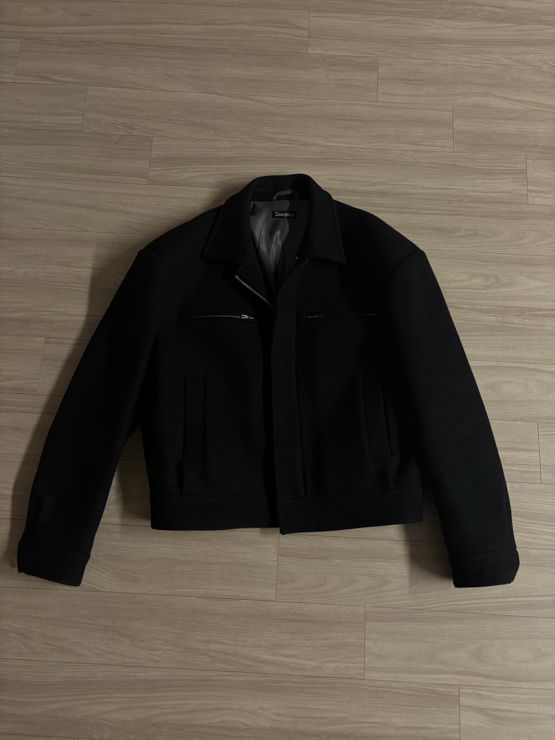 아워글라스 파워숄더 울 크롭 자켓 상품이미지2