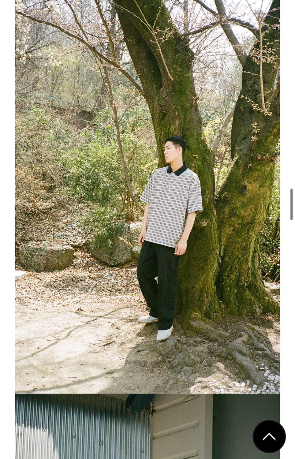 홀리선 서머셋 멀티 스트라이프 반팔 L 상품이미지7