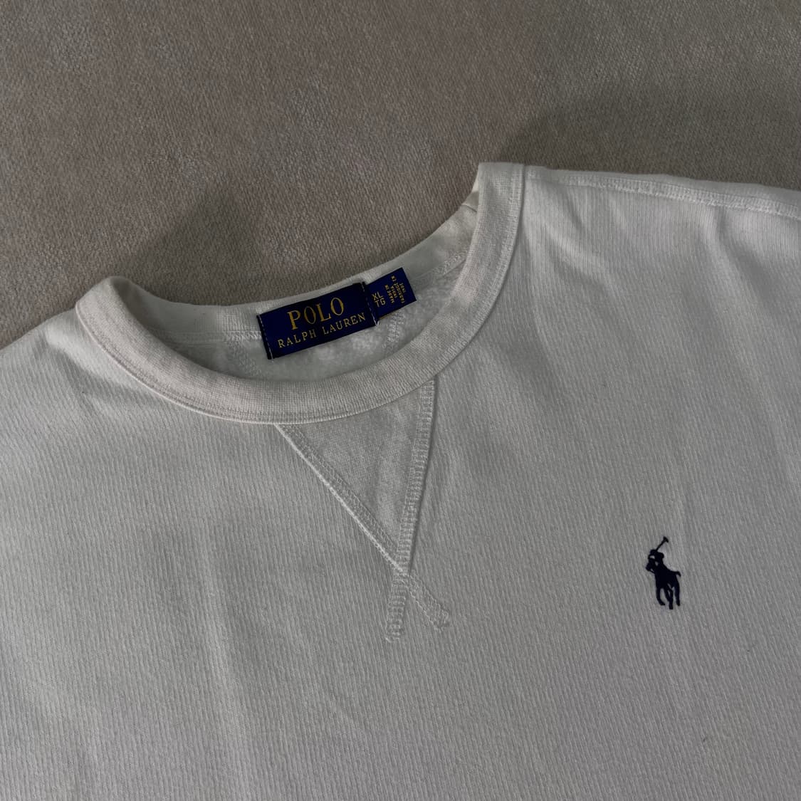 105 폴로랄프로렌 신형 화이트 맨투맨 상품이미지2