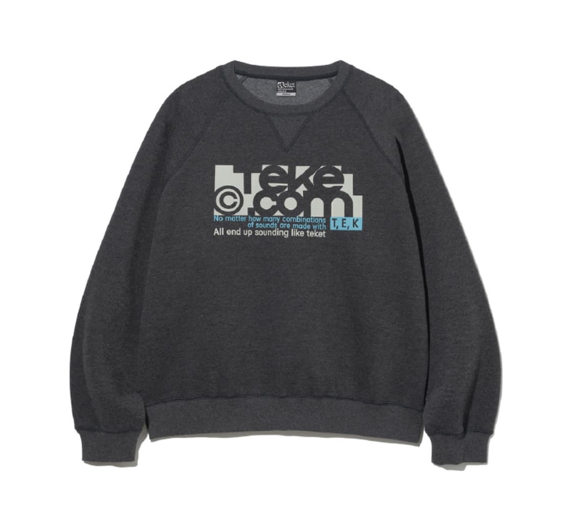 테켓 Folder Sweatshirt Charcoal m사이즈 상품이미지1