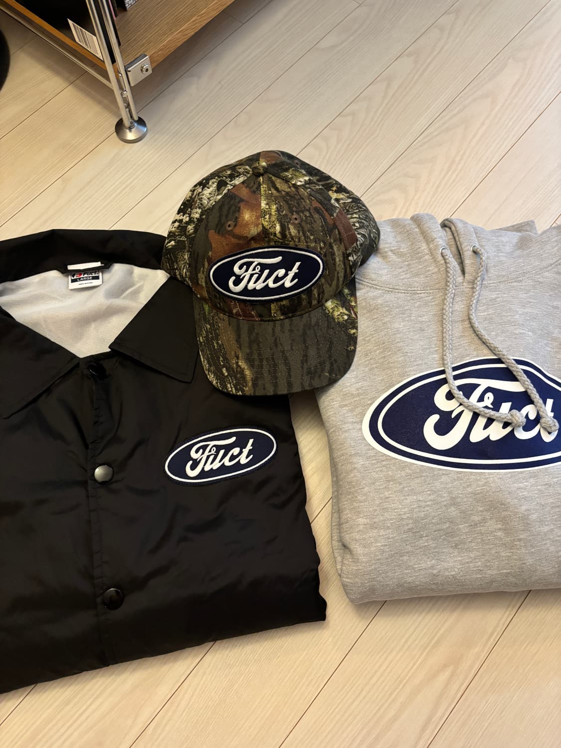 Fuct 쉘터 오발 후드 L 상품이미지3