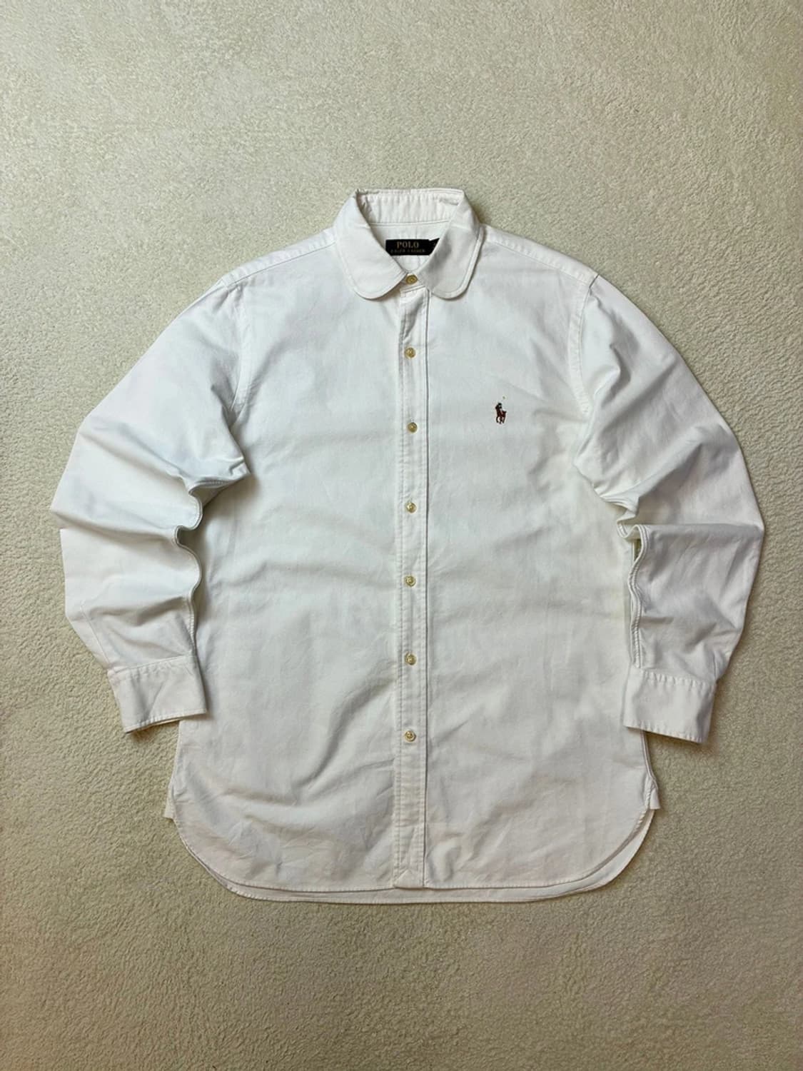 폴로 랄프로렌 옥스포드 자수 로고 화이트 셔츠 PN5815    상품이미지1