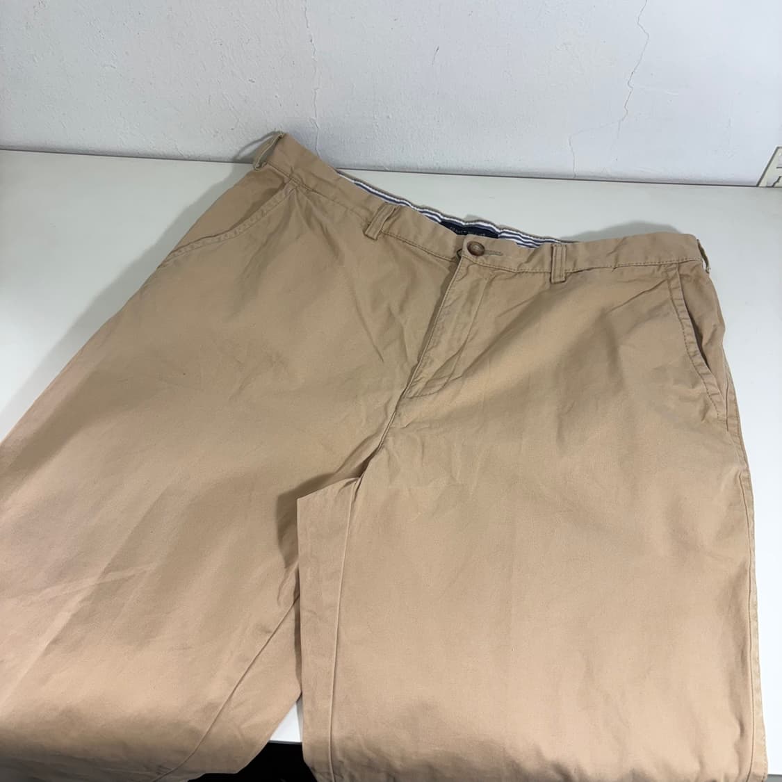 35 XXL 타미힐피거 베이지 와이드핏 치노팬츠 상품이미지1