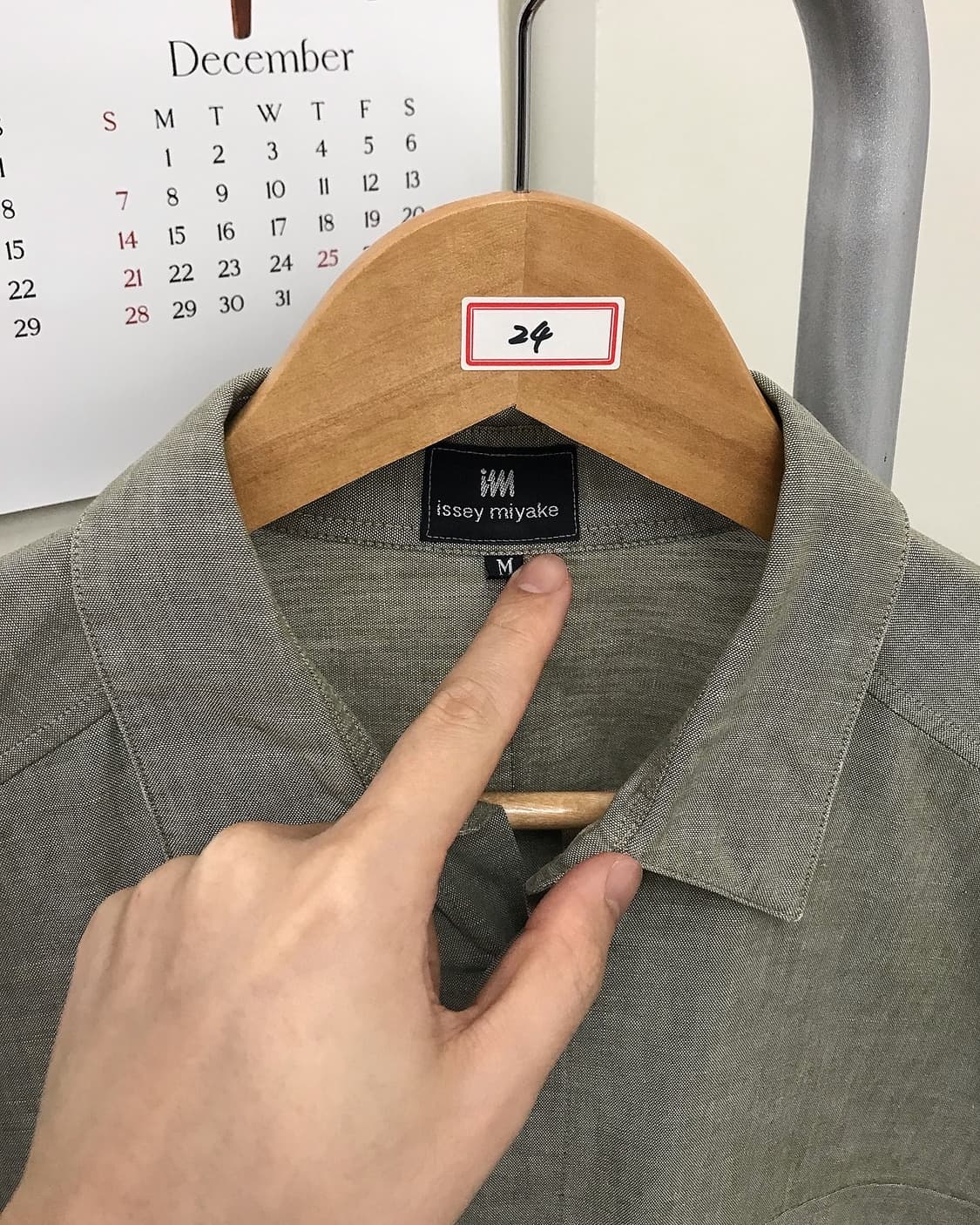 이세이미야케 투포켓 린넨 셔츠 상품이미지2