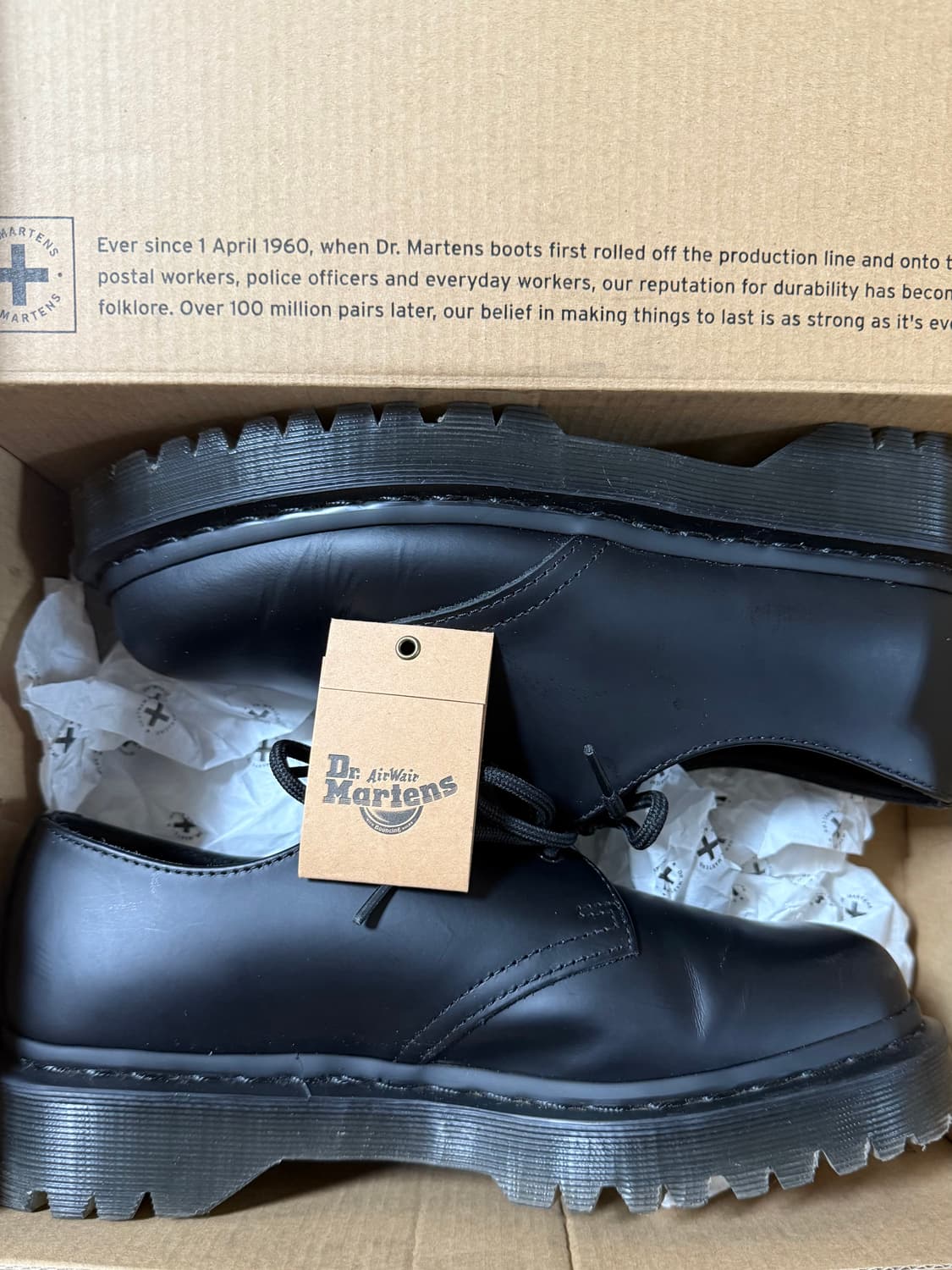 닥터마틴 1461 벡스 모노 블랙 uk6  상품이미지2