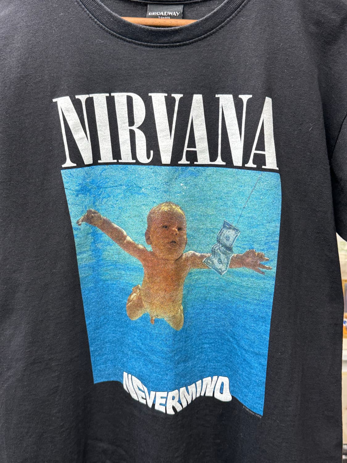 Nirvana Nevermind 너바나 프린팅 반팔티 블랙 L  상품이미지3