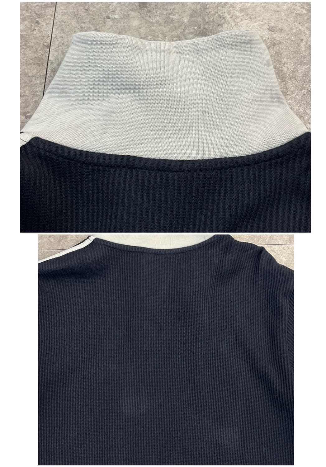 아디다스 와플 투웨이 져지 블랙 L #csz3825 상품이미지8